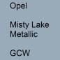 Preview: Opel, Misty Lake Metallic, GCW.